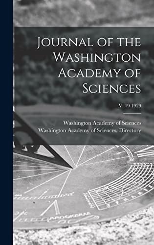 Journal of the Washington Academy of Sciences; V. 19 1929