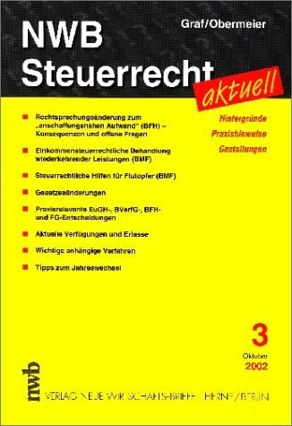 NWB Steuerrecht aktuell 3/2002.