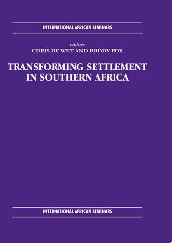 Transforming Settlement in Southern Africa