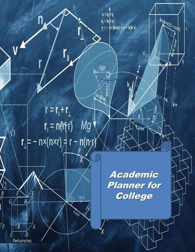 Academic Planner for College Student Organizer for 2019 to 2020 School Year