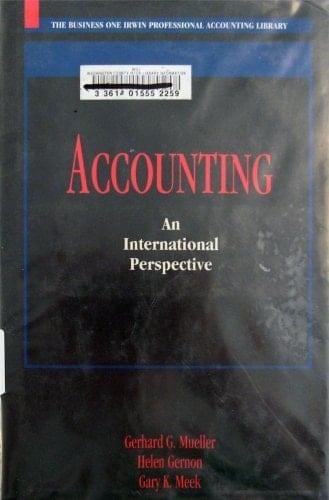 Accounting An International Perspective