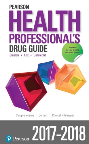 Pearson Health Professional's Drug Guide 2017-2018