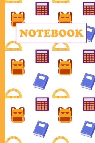 Composition Notebook: 120 Page Blank Lined Notebook with School Supplies Cover