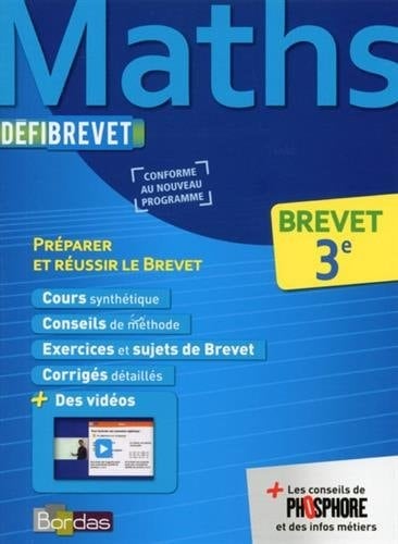 Maths brevet 3e