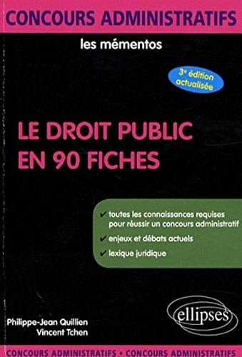 Le droit public en 90 fiches