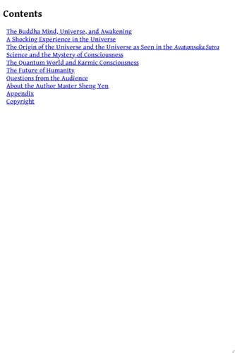 The Buddha Mind, Universe, and Awakening -- A dialogue between Master Sheng Yen and Astronaut Dr. Edgar Mitchell