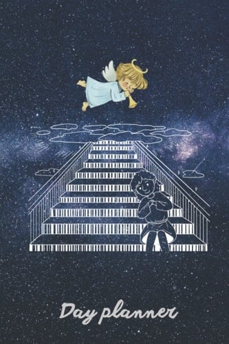 Planner diary with an angel
