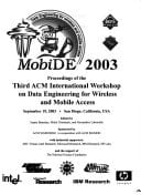 MOBIDE Proceedings of ACM International Workshop on Data Engineering for Wireless and Mobile Access