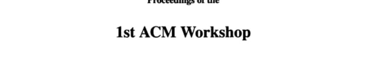 Proceedings of the 1st ACM Workshop on Security of Ad Hoc and Sensor Networks