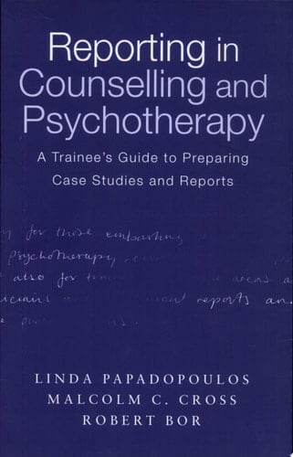 Reporting in Counselling and Psychotherapy
