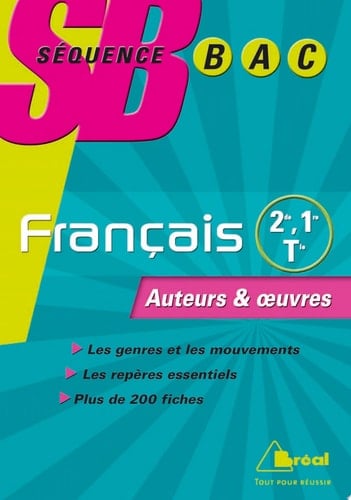 Français 2de, 1re, Tle Auteurs et oeuvres
