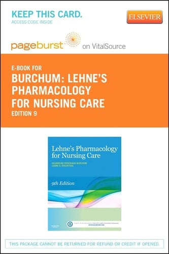 Lehne's Pharmacology for Nursing Care - Elsevier eBook on VitalSource (Retail Access Card)