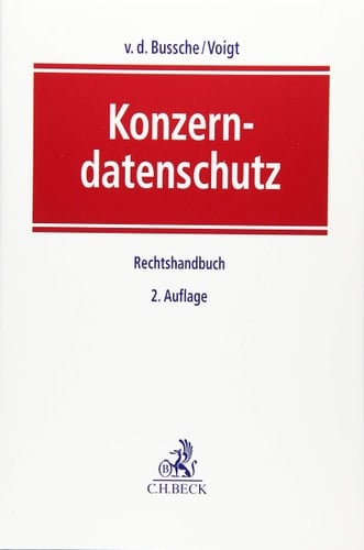 Konzerndatenschutz Rechtshandbuch