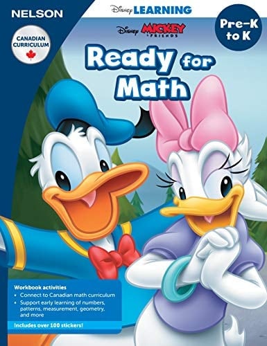Disney Learning Ready for Math Pre-K Workbook