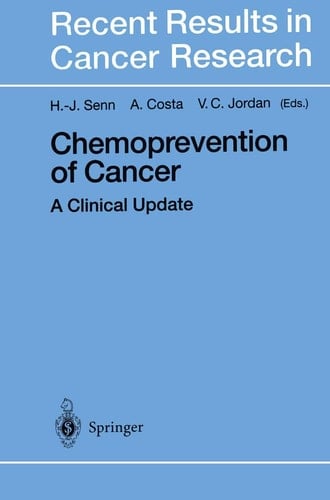 Chemoprevention of Cancer A Clinical Update