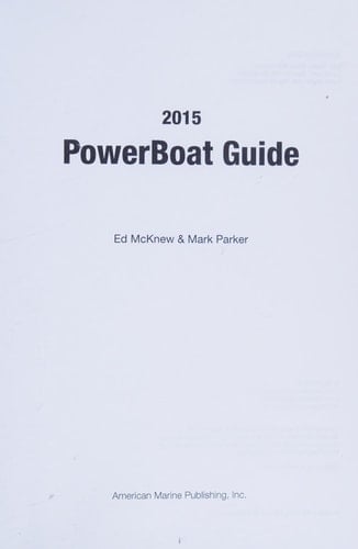 2015 PowerBoat Guide