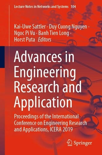 Advances in Engineering Research and Application Proceedings of the International Conference on Engineering Research and Applications, ICERA 2019