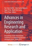 Advances in Engineering Research and Application Proceedings of the International Conference on Engineering Research and Applications, ICERA 2019