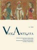 Vox antiqua. Commentaria de cantu gregoriano, musica antiqua, musica sacra et historia liturgica (2021)