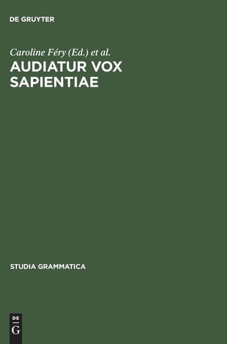 Audiatur Vox Sapientiae