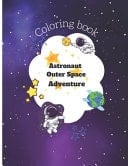 Cute Astronaut Coloring Book Fun and Easy Coloring Book