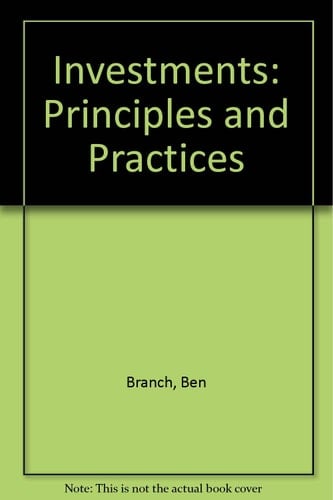 Investments Principles and Practices
