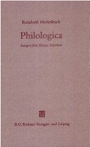 Philologica: Ausgewählte Kleine Schriften (German Edition)