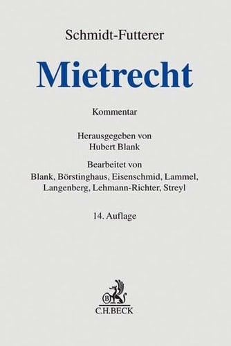 Mietrecht Großkommentar des Wohn- und Gewerberaummietrechts : Bürgerliches Gesetzbuch (§§ 535-580a, 138, 1568a BGB), Verordnung über die verbrauchsabhängige Abrechnung der Heiz- und Warmwasserkosten, Wirtschaftsstrafgesetz (§§ 4, 5, 6 WiStG) und Zivilprozessordnung (§§ 283a, 712, 721, 765a, 794a , 885, 885a, 940a ZPO)