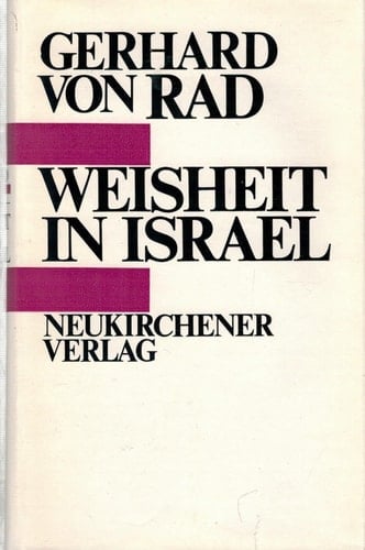 Weisheit in Israel.