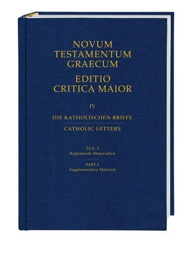Novum Testamentum Graecum: The Gospel according to Mark (3 parts)