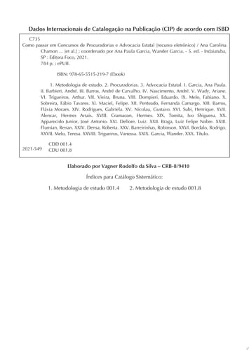 Como passar concursos de procuradorias e advocacia estatal 3.900 questões comentadas