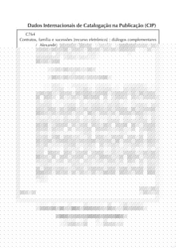 Contratos, família e sucessões Diálogos interdisciplinares