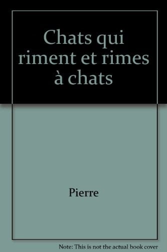 Chats qui riment et rimes à chats