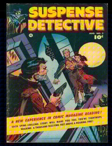 Suspense Detective #2 Golden Age Crime Comic 1952