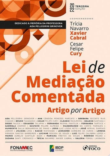 Lei de Mediação Comentada Artigo por Artigo
