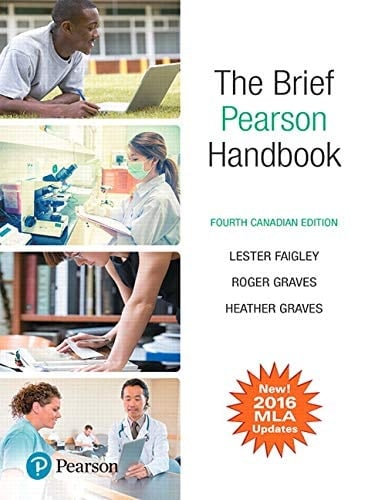 The Brief Pearson Handbook, Fourth Canadian Edition (MLA Update) Plus MyLab Writing with Pearson eText -- Access Card Package
