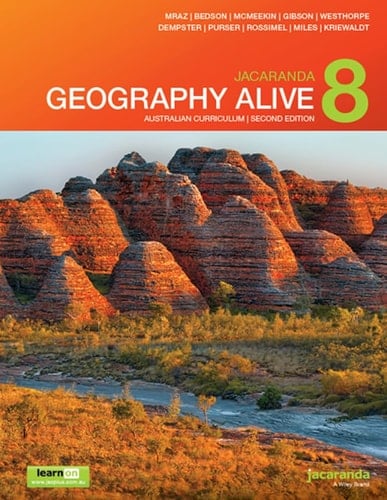 Jacaranda Geography Alive 8 Australian Curriculum, LearnON and Print