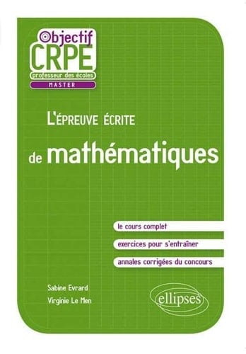 L'épreuve écrite de mathématiques