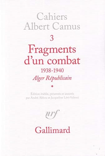 Fragments d'un combat, 1938-1940 (French Edition)