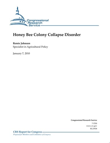 Honey Bee Colony Collapse Disorder