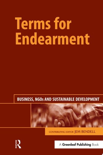 Terms for Endearment Business, NGOs and Sustainable Development