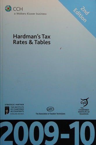 Hardman's Tax Rates and Tables 2009-2010