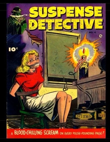 Suspense Detective #4 Golden Age Crime Comic 1952