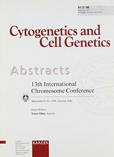 International Chromosome Conference 13th Conference, Ancona, September 1998