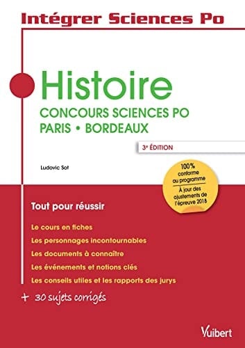 Histoire Concours Sciences Po Paris - Bordeaux