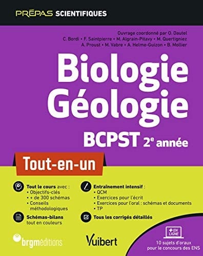 Biologie-Géologie BCPST 2e année Tout-en-un
