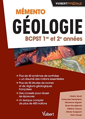 Mémento Géologie BCPST 1re et 2e années