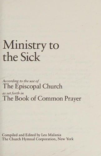 Ministry to the Sick