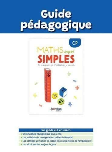 Maths super simples CP Guide pédagogique