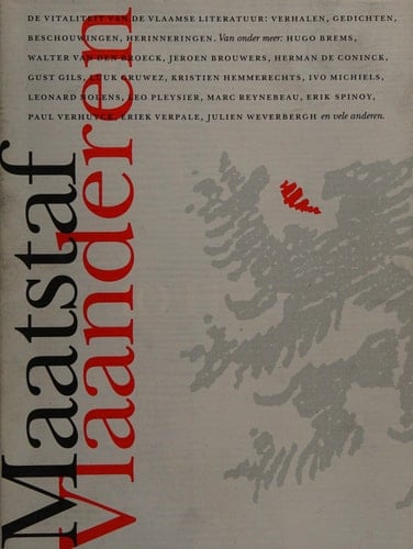 De vitaliteit van de Vlaamse literatuur verhalen, gedichten, beschouwingen, herinneringen